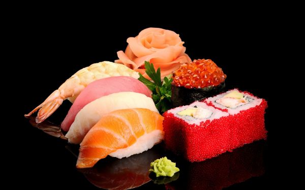 món ăn,Hải sản,bữa ăn,sushi,Sashimi,hoa