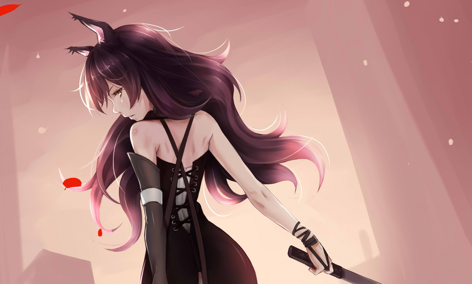 illustration, anime, Blake Belladonna, RWBY, pink, screenshot, mangaka