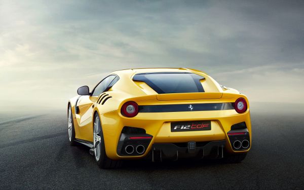 autó, jármű, sportkocsi, kupé, teljesítményű autó, Ferrari F12 TDF