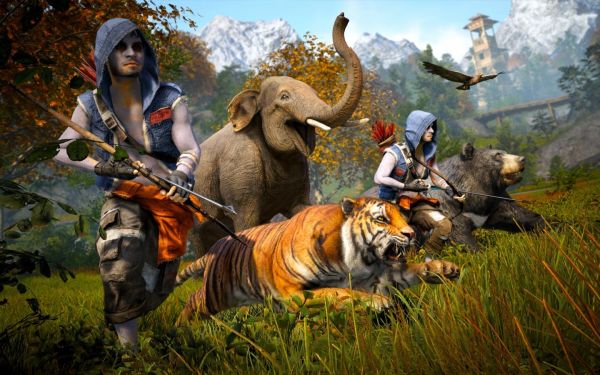 fauna silvestre,selva,Far Cry 4,aventuras