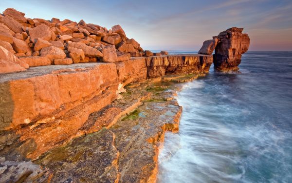 paesaggio,mare,roccia,l'esposizione a lungo,costa,scogliera