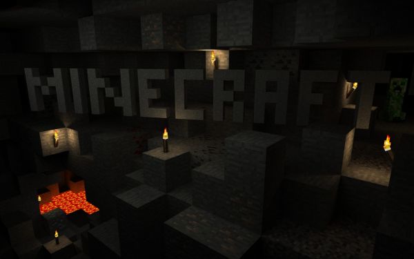 Minecraft, PC gaming, middernacht, duisternis, screenshot