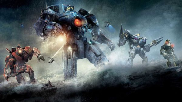 robot,ploaie,Pacific Rim