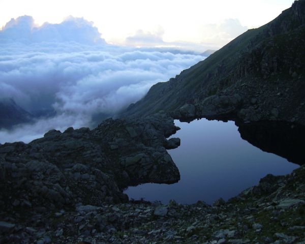 пейзаж,море,езеро,рок,крайбрежие,стръмна скала