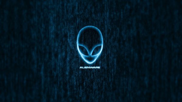 texto,logotipo,azul,círculo,crânio,Alienware