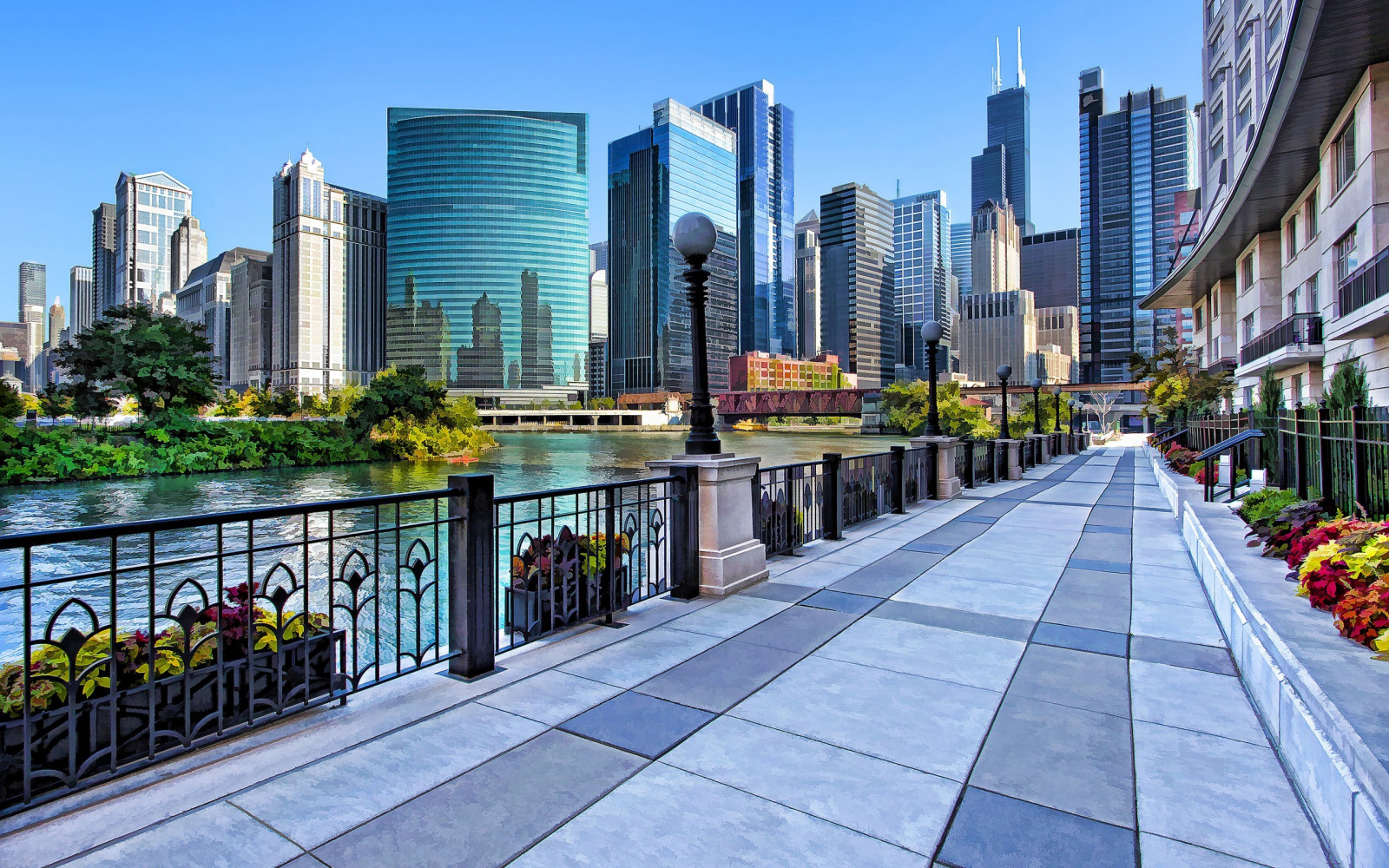 Stadt, Stadtbild, die Architektur, Tourismus, Skyline, Wolkenkratzer, Stadtplatz, Chicago, Gehweg, Metropole, Innenstadt, Plaza, Eigentumswohnung, Wahrzeichen, Stadtgebiet, Metropolregion, menschliche Siedlung, Gegend, Wohngebiet, geographische Eigenschaft, Turmblock, Urban design