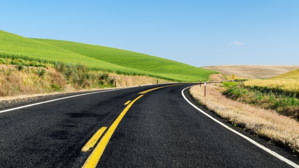 yol, dağ geçidi, Otoyol, asfalt, alan, toprak yol