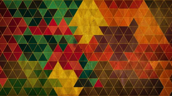 abstract,symmetry,yellow,triangle,pattern,texture