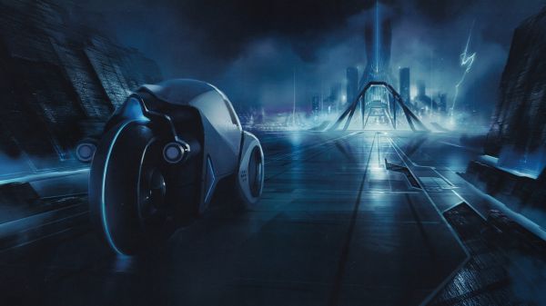 Tron, midnight, darkness, light, screenshot, computer wallpaper