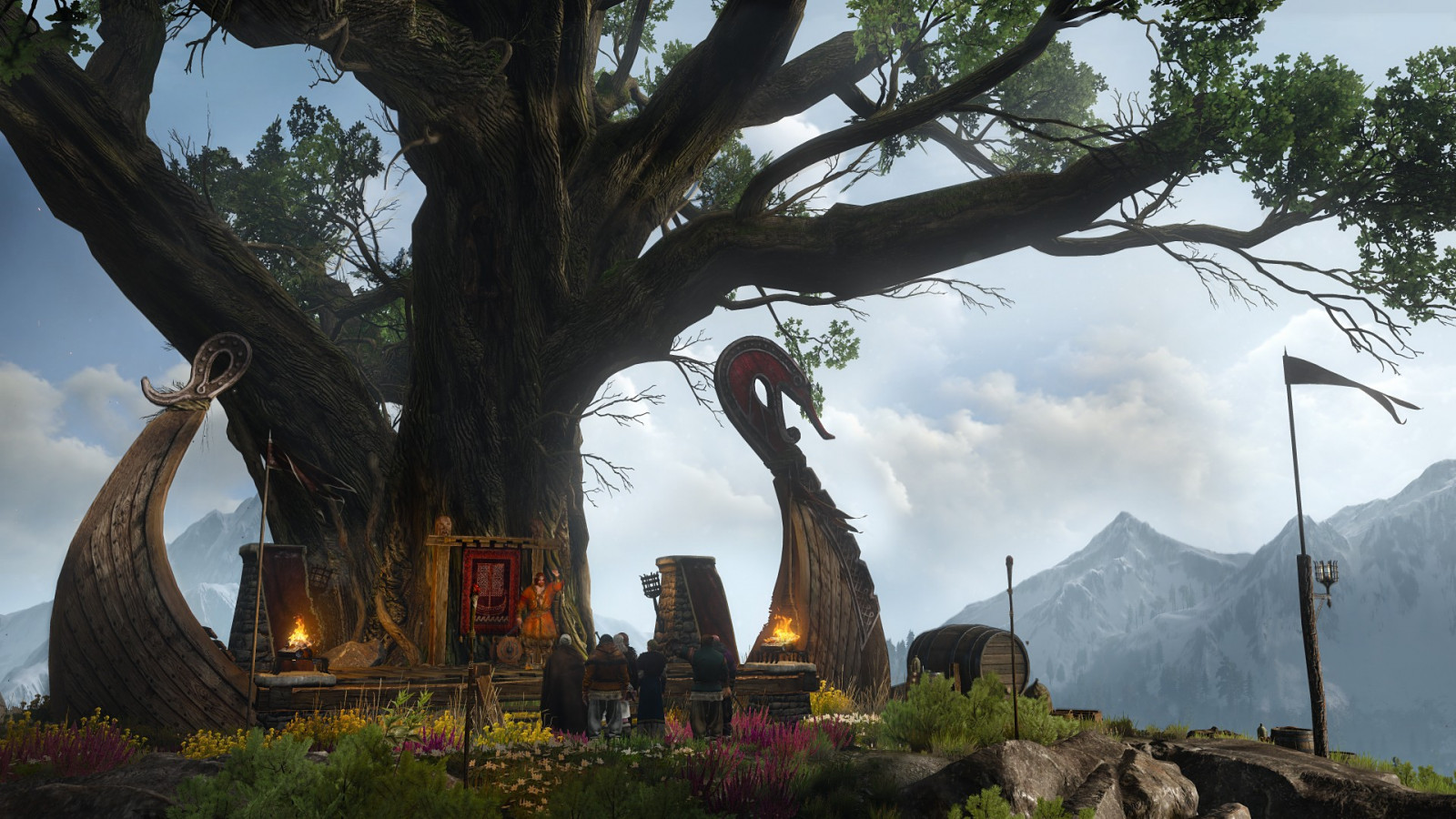 Turismo, La caza salvaje de Witcher 3, mundo, selva, árbol, viajar, flor, punto de referencia, captura de pantalla, Planta leñosa, Son escalas