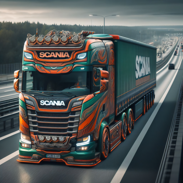 Vrachtauto,Scania