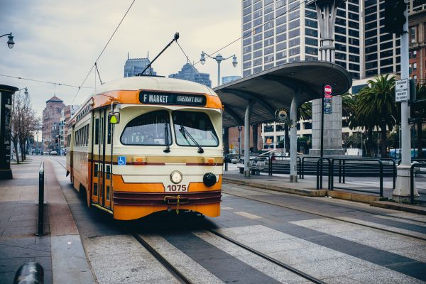 tramvaj,město,doprava