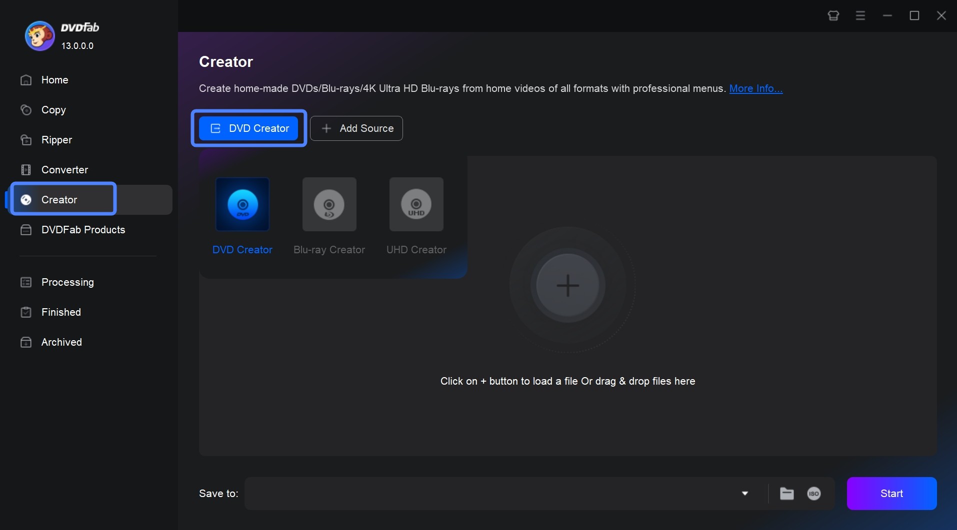 How to Burn MP4 to DVD Mac Using DVDFab DVD Creator for Mac