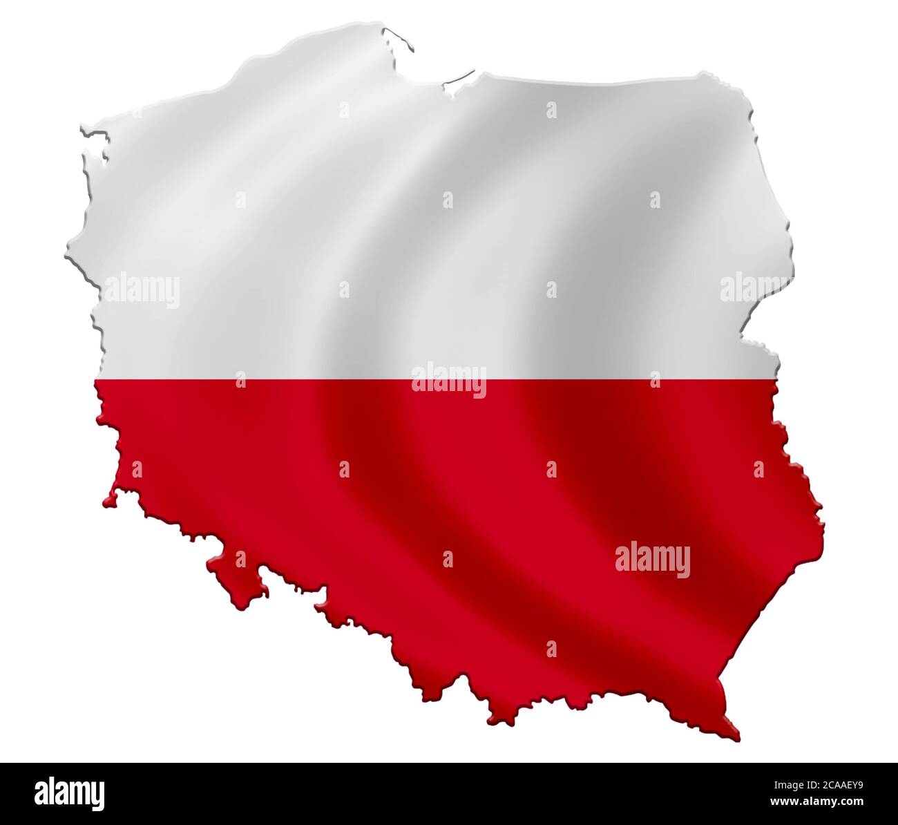 Poland - map icon Stock Photo