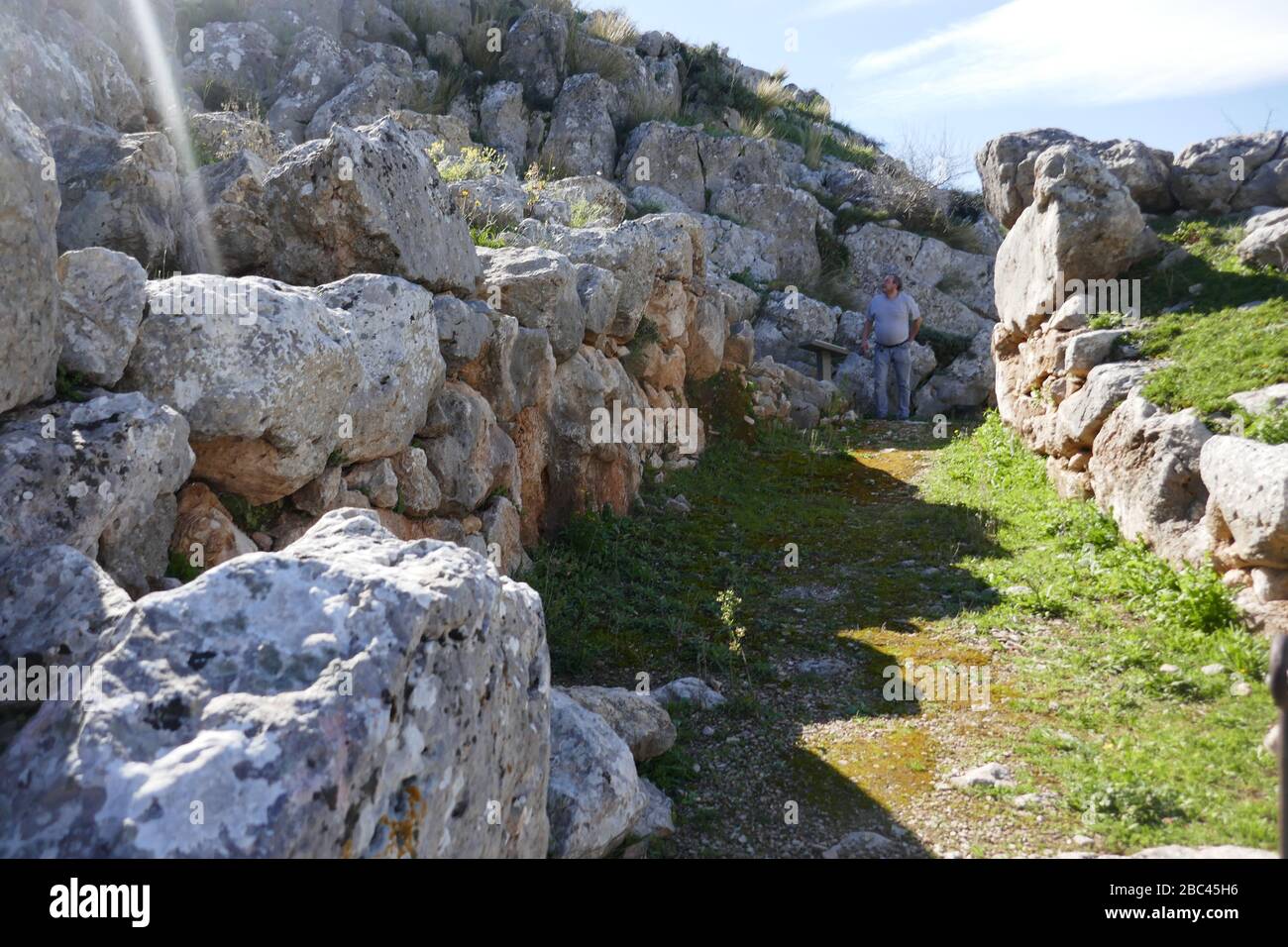 Midea Archaeological Site Stock Photo