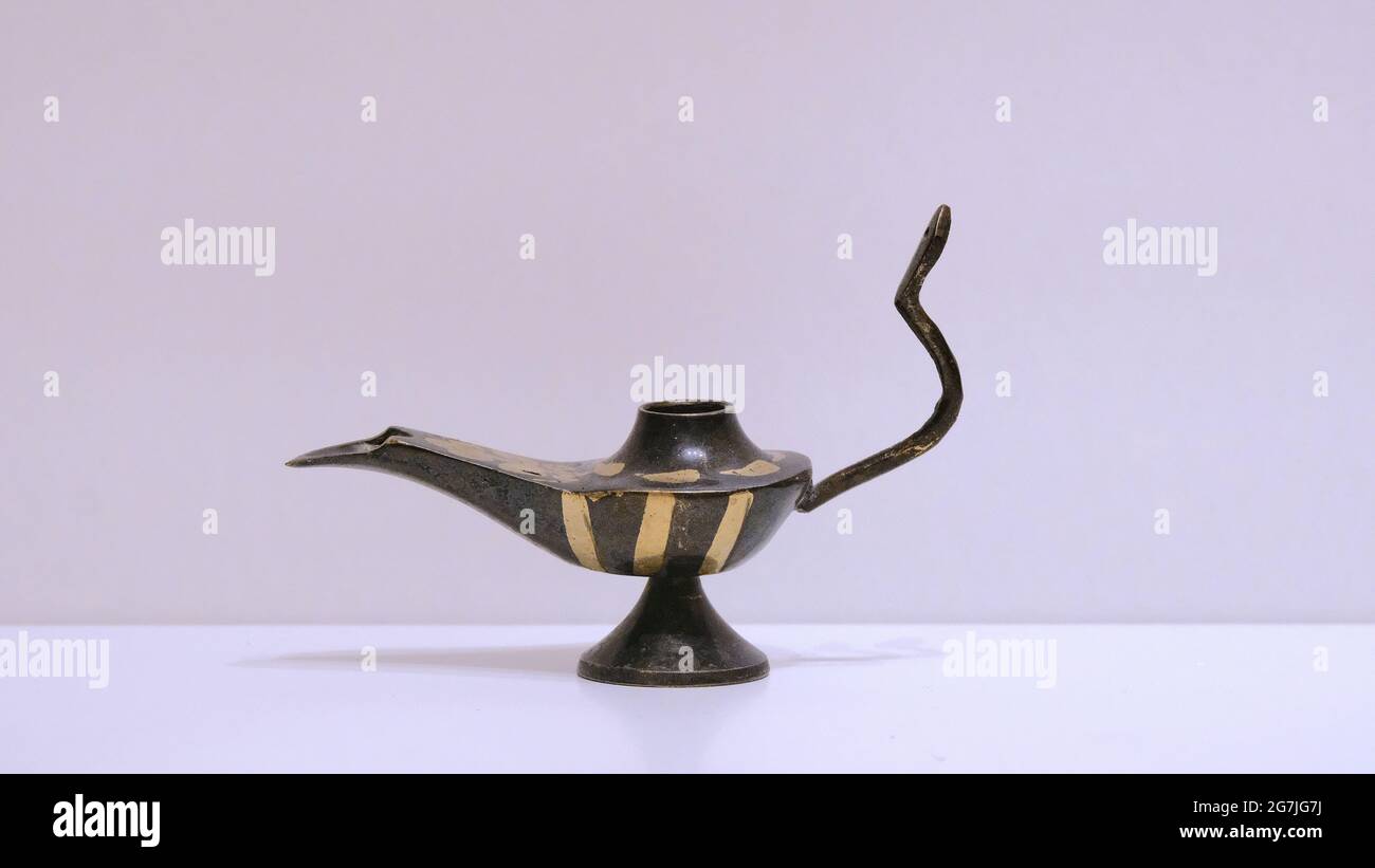 Decorative lamp of aladdin Stock Photo