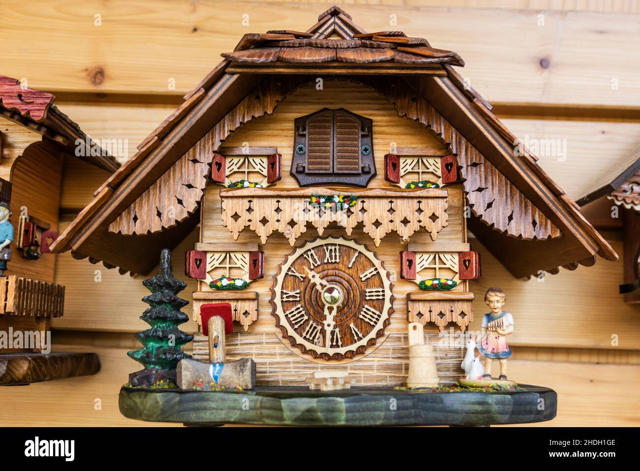 cuckoo clock, cuckoo clocks Stock Photo