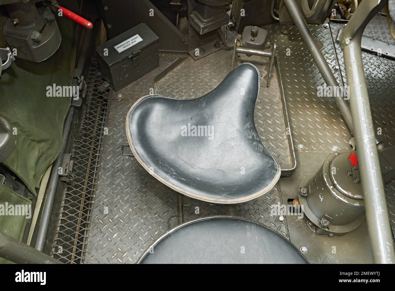 M18 Hellcat, Gunner's Seat Stock Photo