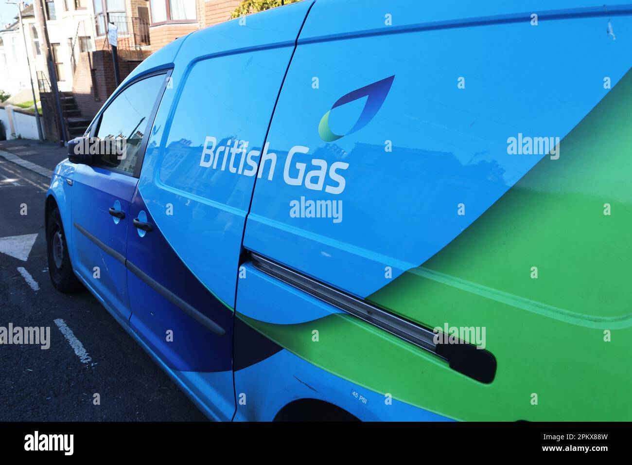 A British Gas van Stock Photo