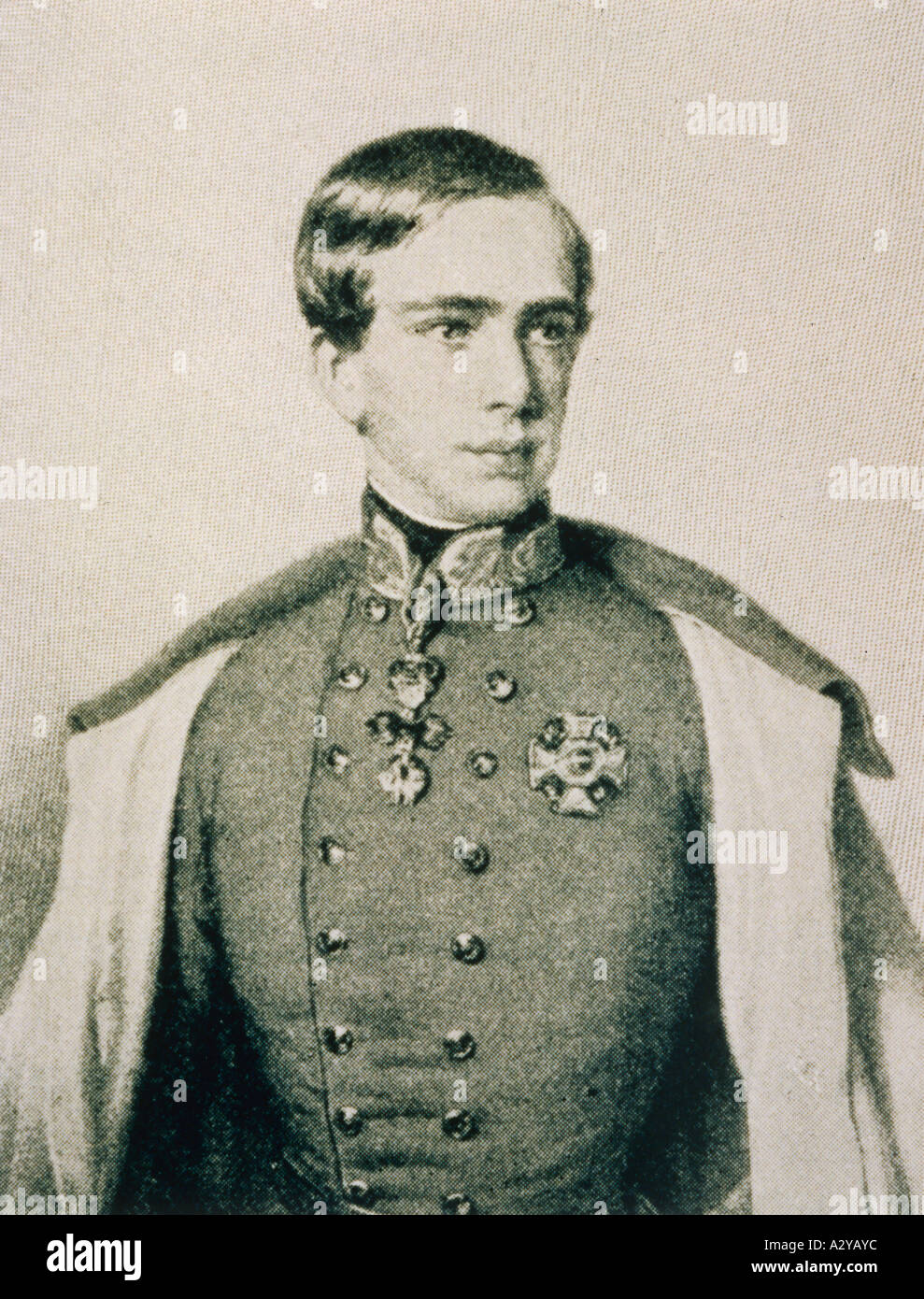 Franz Joseph 1849 Stock Photo