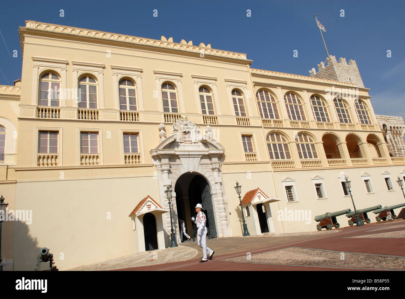 The Royal Palace in Monaco Stock Photo