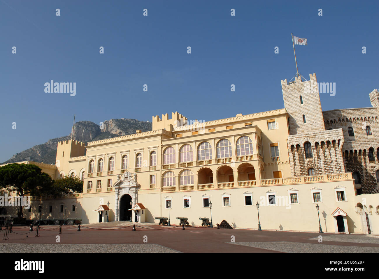 The Royal Palace in Monaco Stock Photo