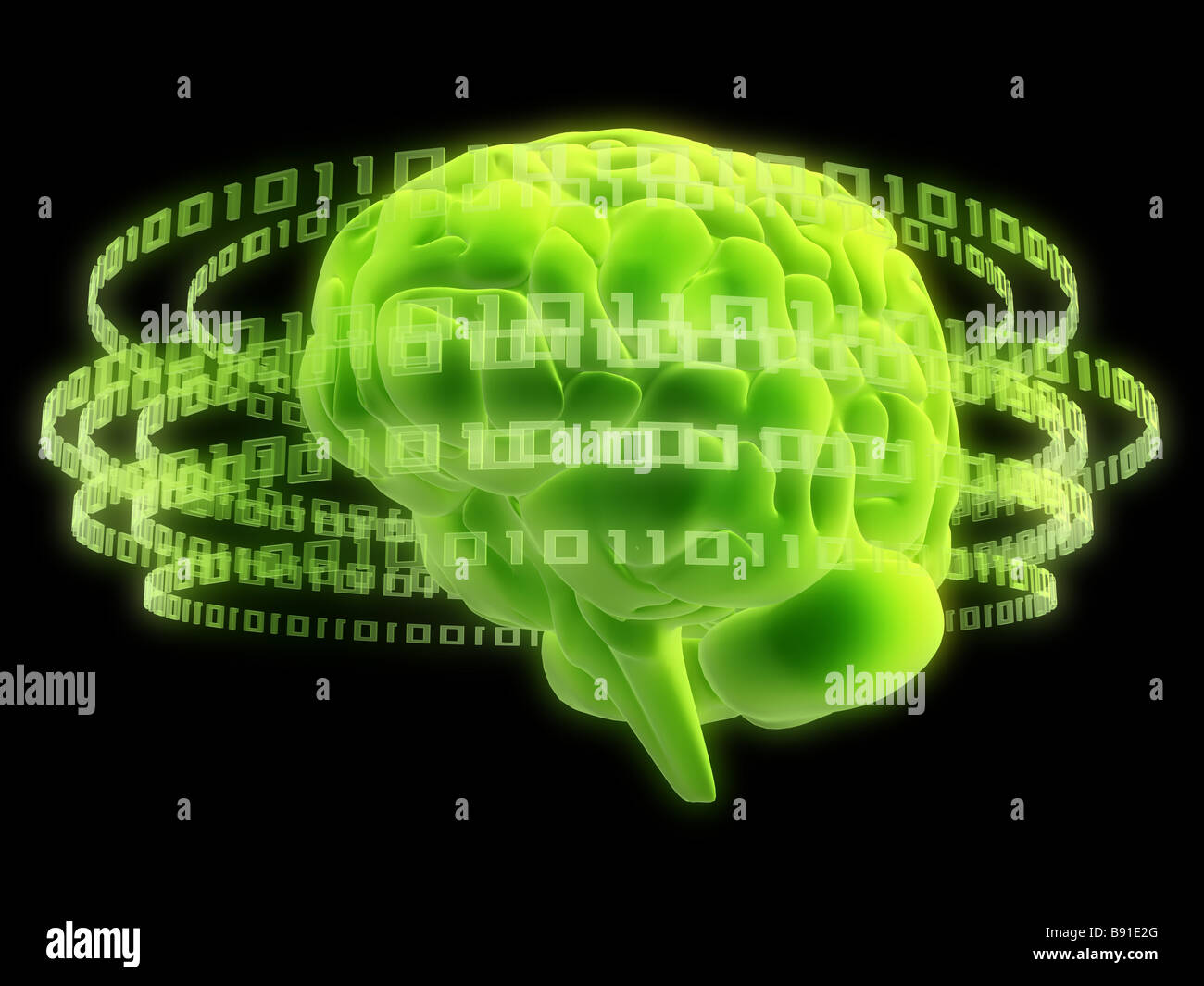 artificial brain Stock Photo