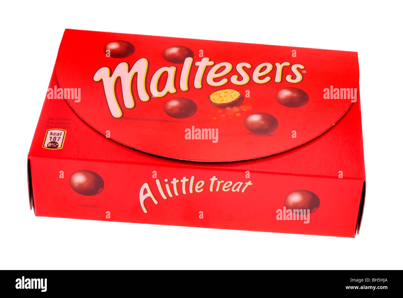 Box of Maltesers Stock Photo