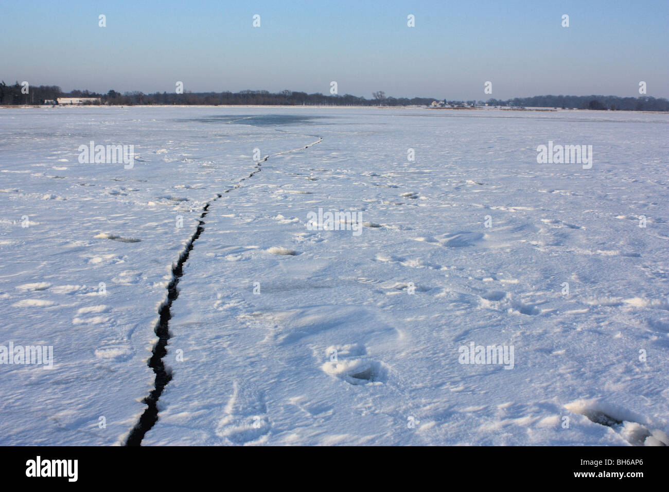 Broken ice Stock Photo