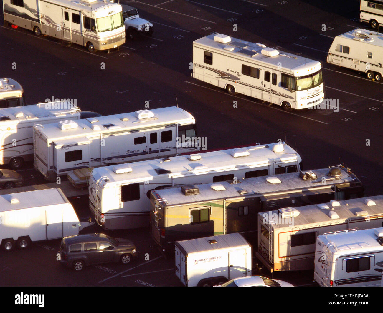 Recreational Vehicles (RV) Stock Photo