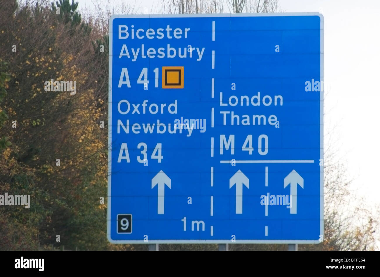 UK Motorway Road Signs