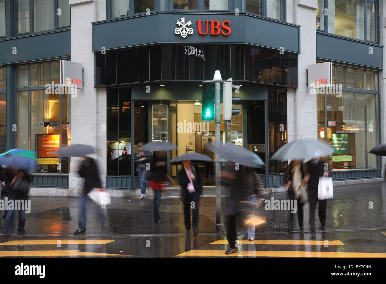 UBS bank, Zurich, Switzerland Stock Photo