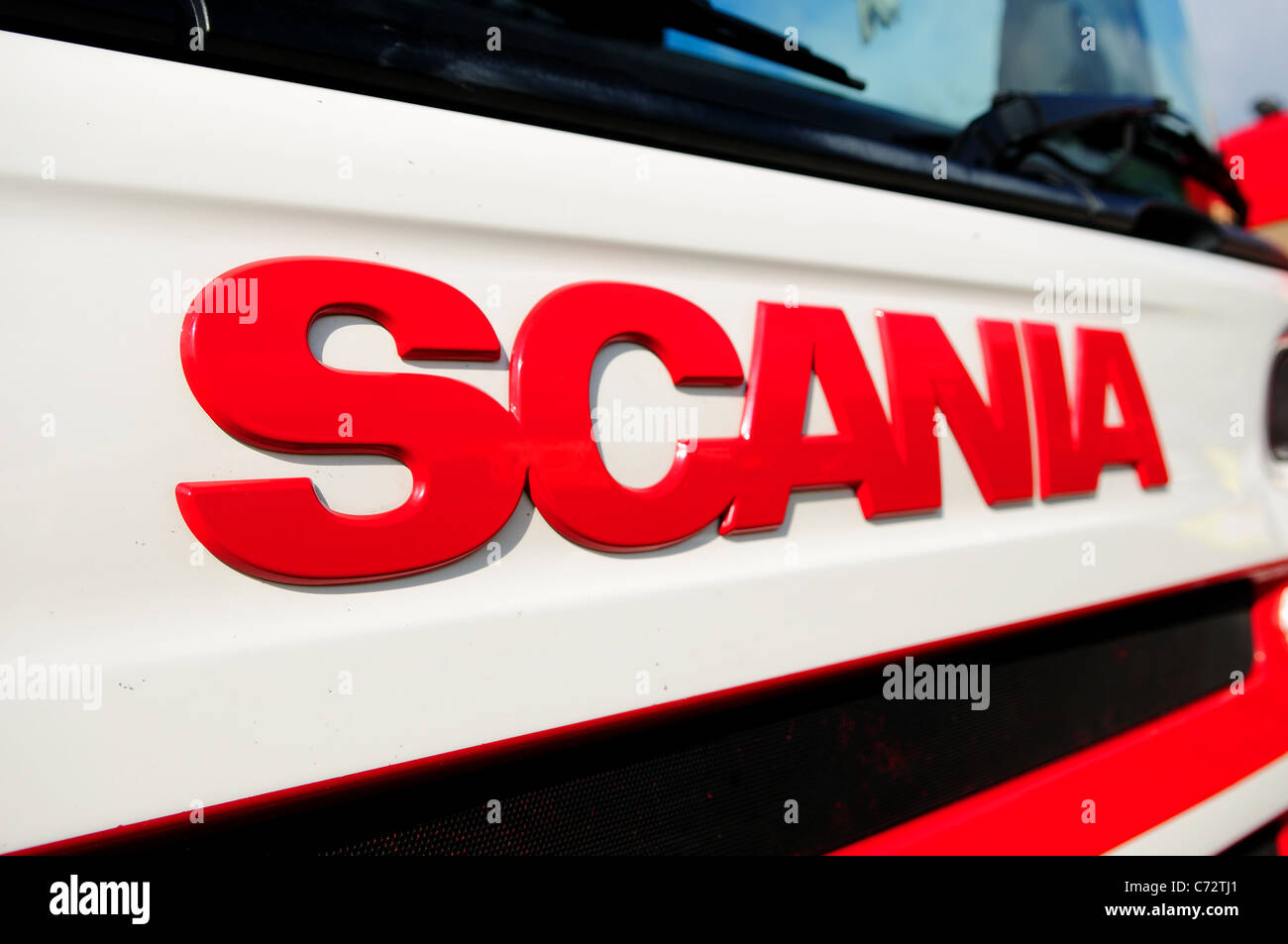 Scania Lorry . Stock Photo