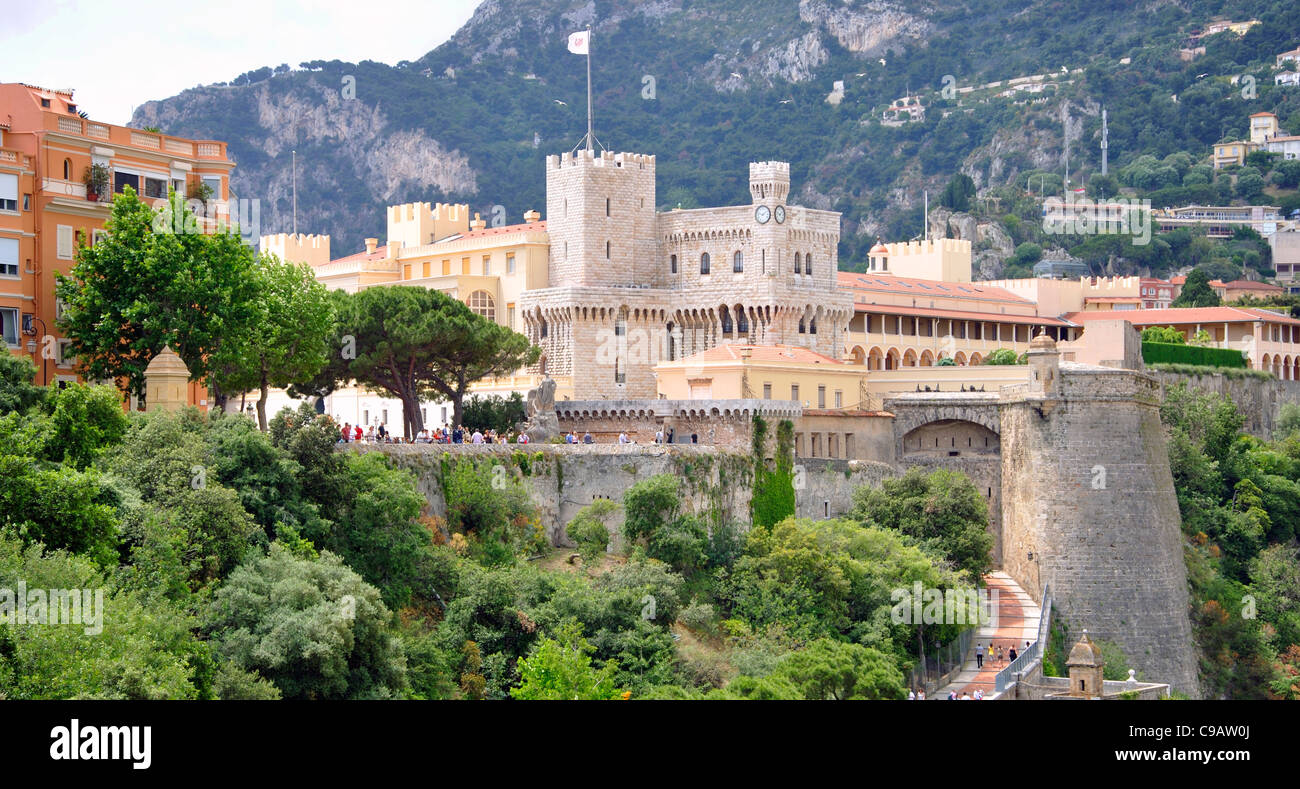 Monaco Royal Palace Stock Photo