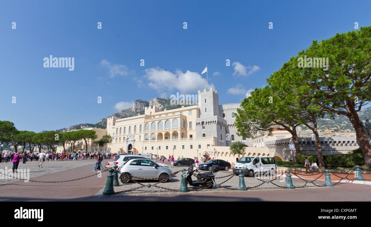 Royal palace in Monaco Stock Photo