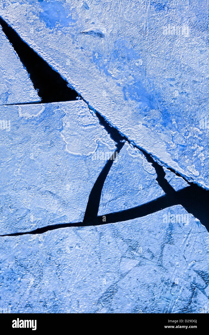 Broken ice Stock Photo