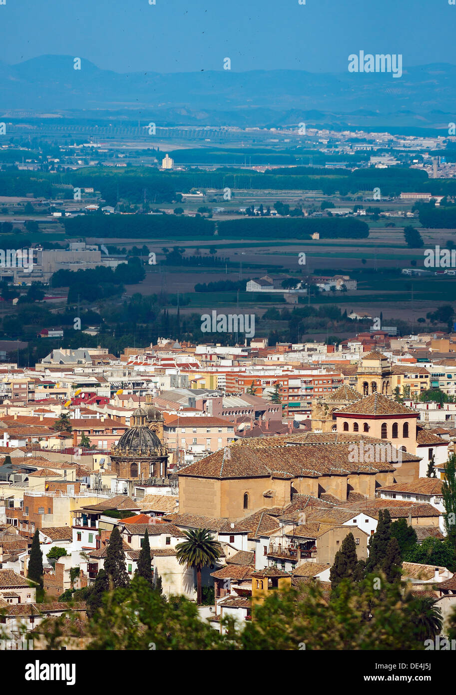 Granada City in Spain Stock Photo