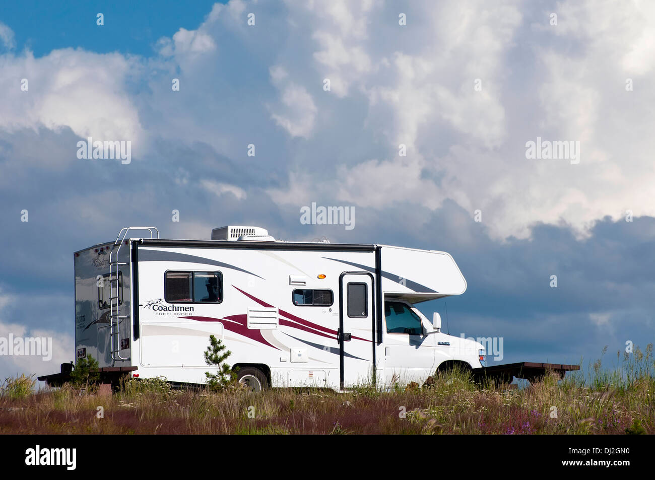 RV in Colorado, USA Stock Photo