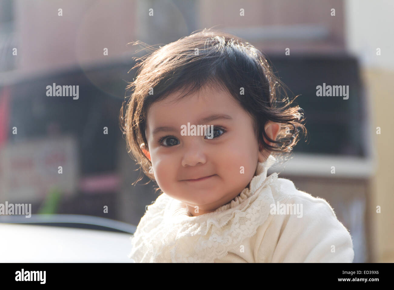 1 indian child Baby Stock Photo