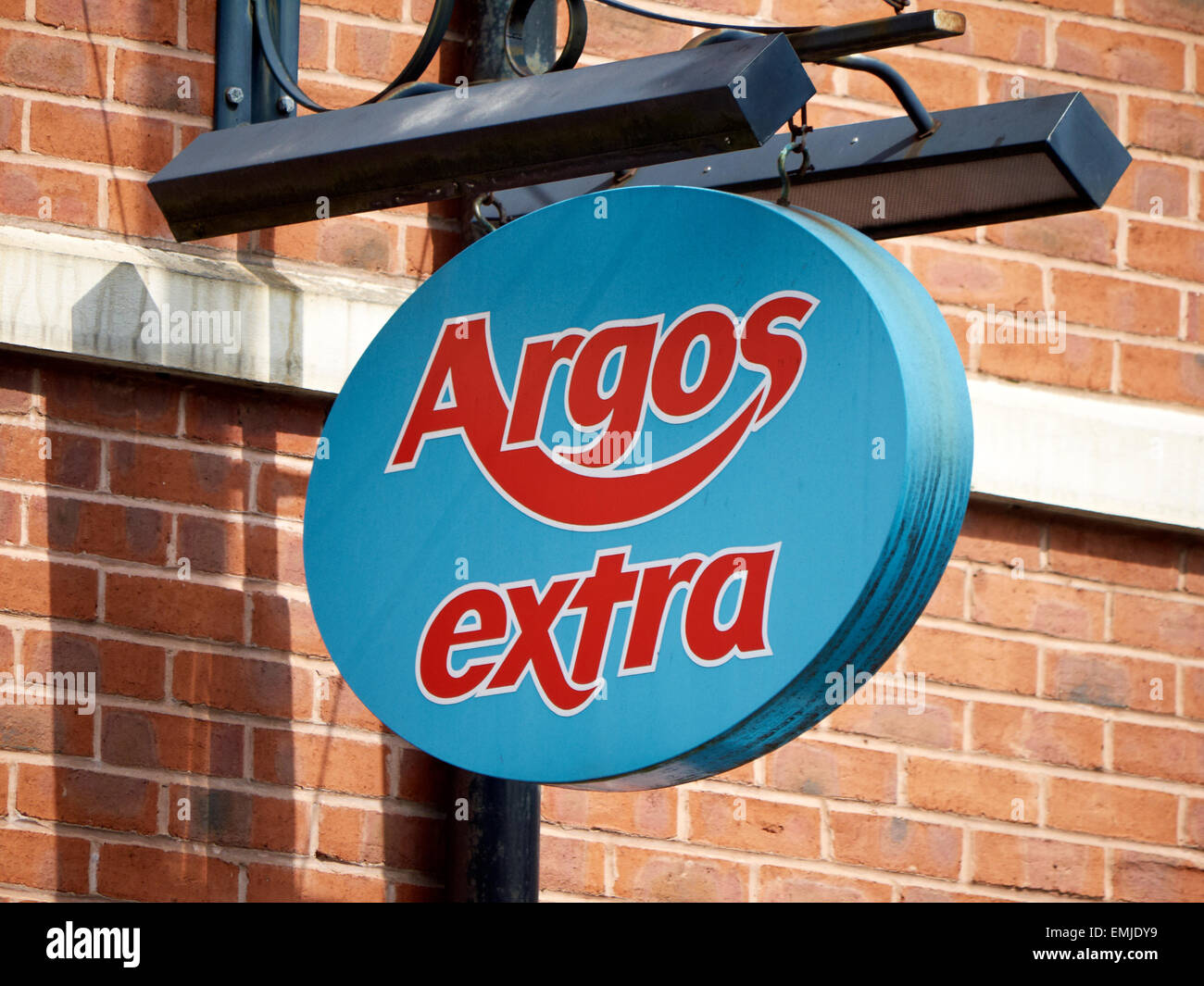 Argos Extra sign UK Stock Photo