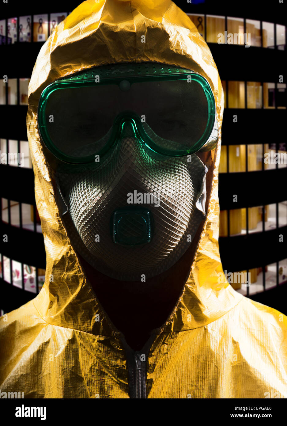 Hazmat Suit Stock Photo