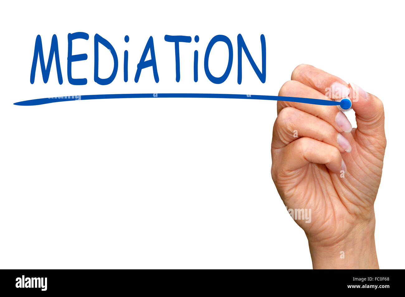 Mediation Stock Photo