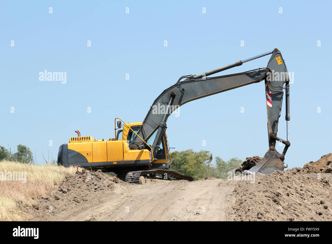 excavator Stock Photo