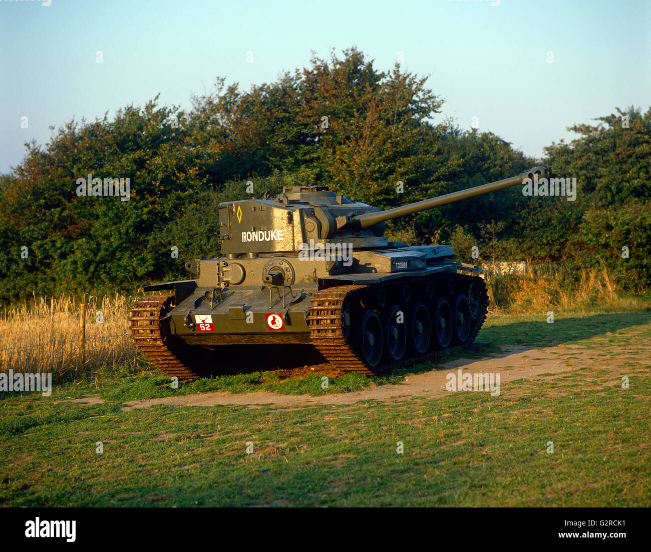 A British army tank Stock Photo