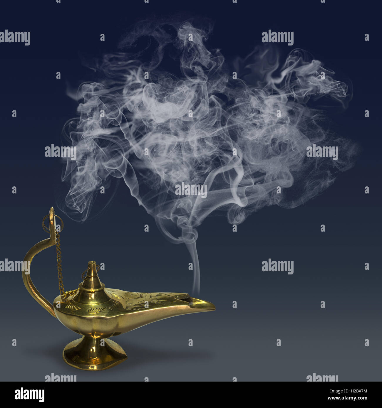 Aladdin's Magic Lamp Stock Photo