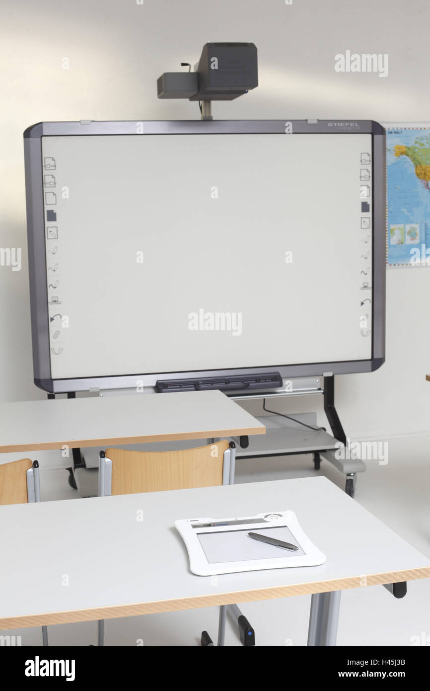 Classroom, Whiteboard, Stock Photo