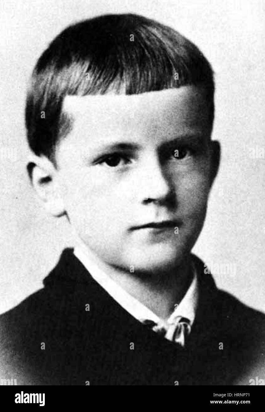 Young Carl Jung, 1870s Stock Photo