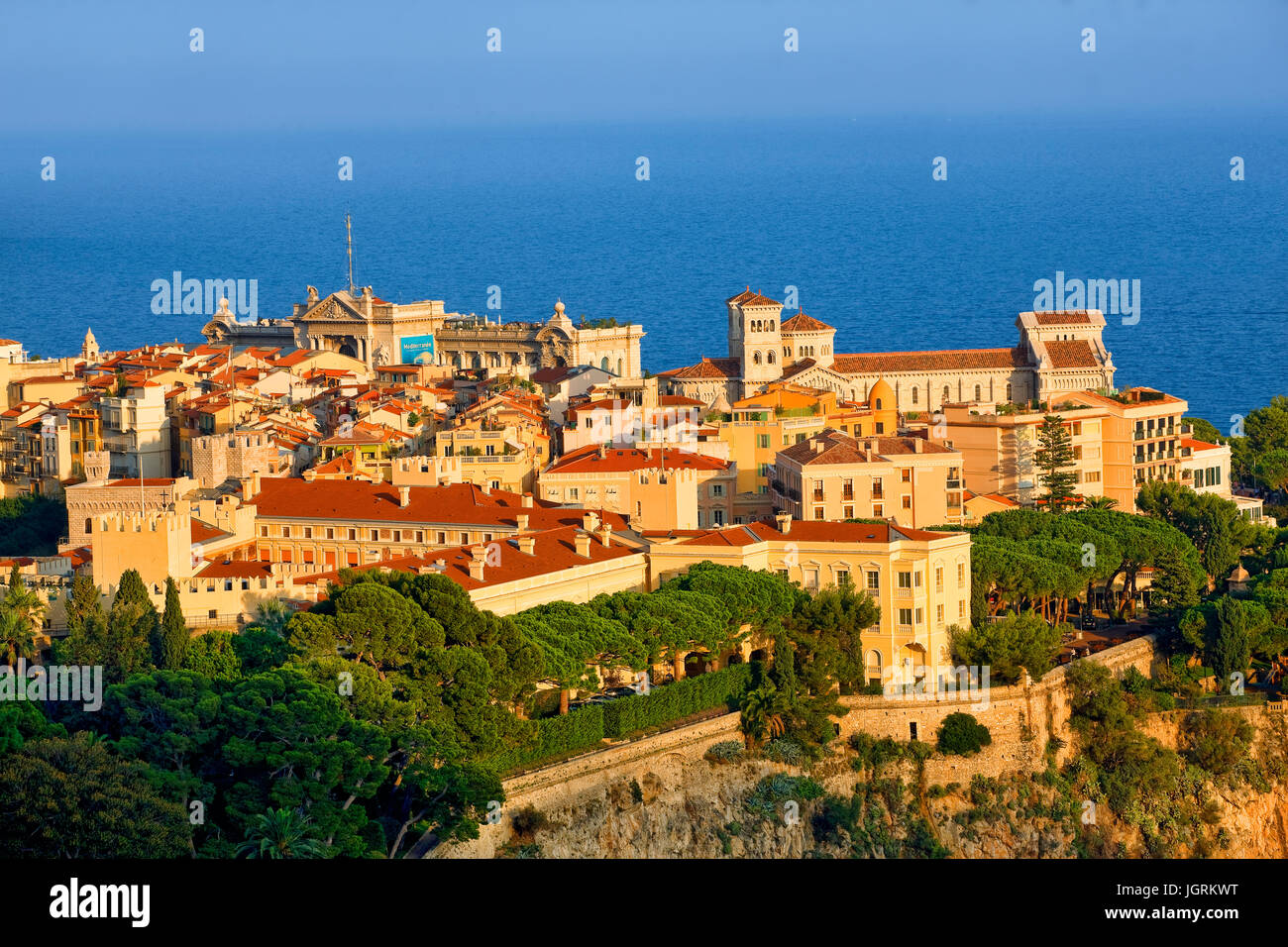 Monaco royal palace Stock Photo