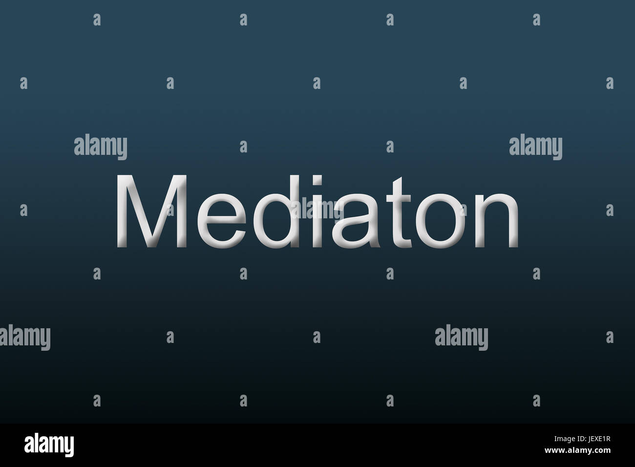 Mediation Concept Stock Photo