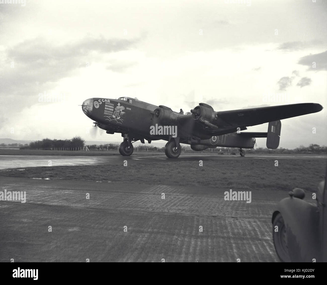 Halifax Bomber 6 ExCC Stock Photo